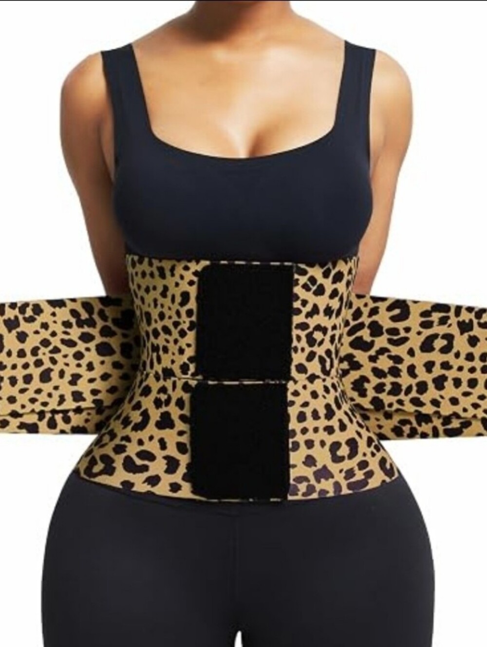 Feelingirl XL Leopard Print Waist Trainer Cincher - Leopard